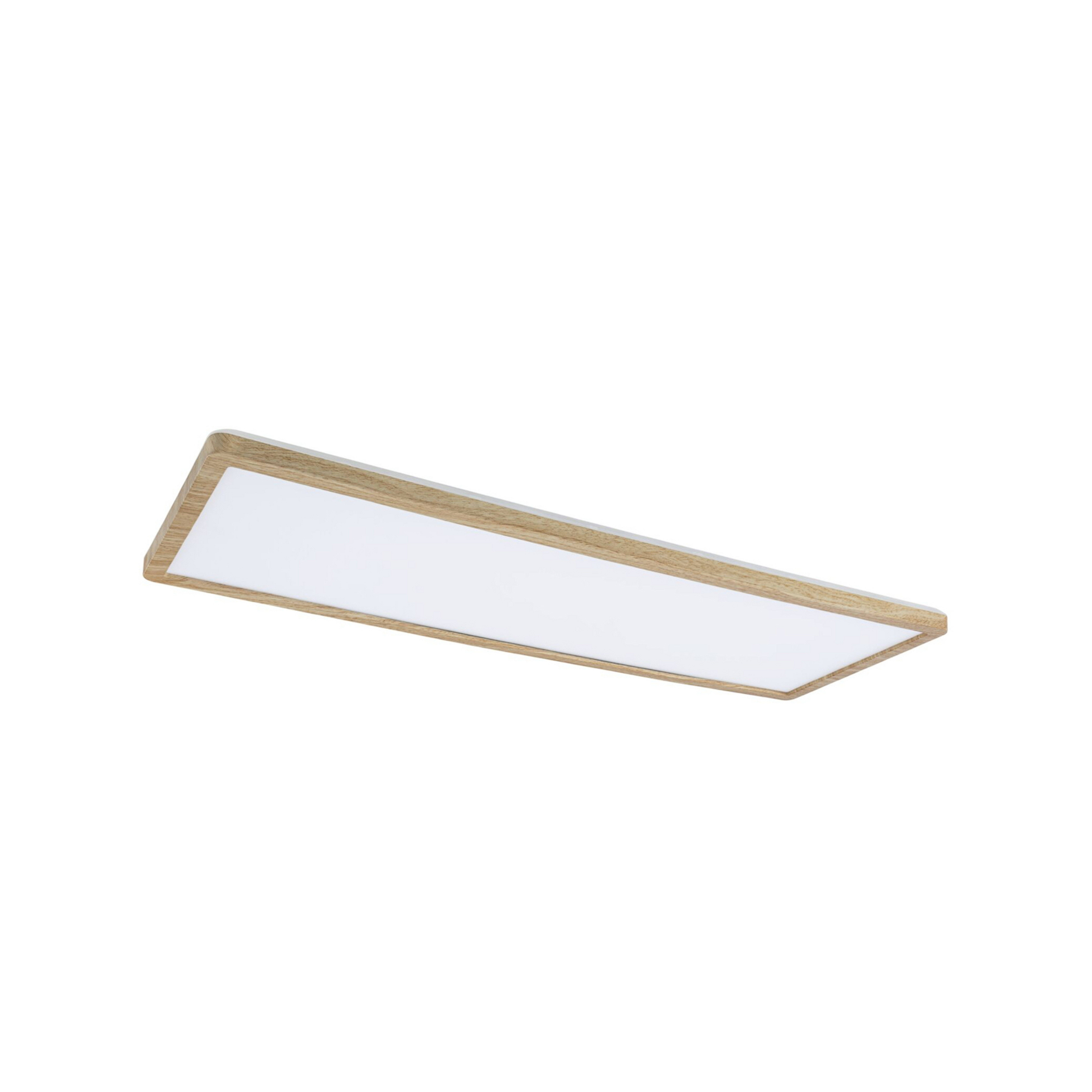 Atria Shine LED-panel 58 cm, træ, IP44, 3000 K, tænd/sluk, Paulmann