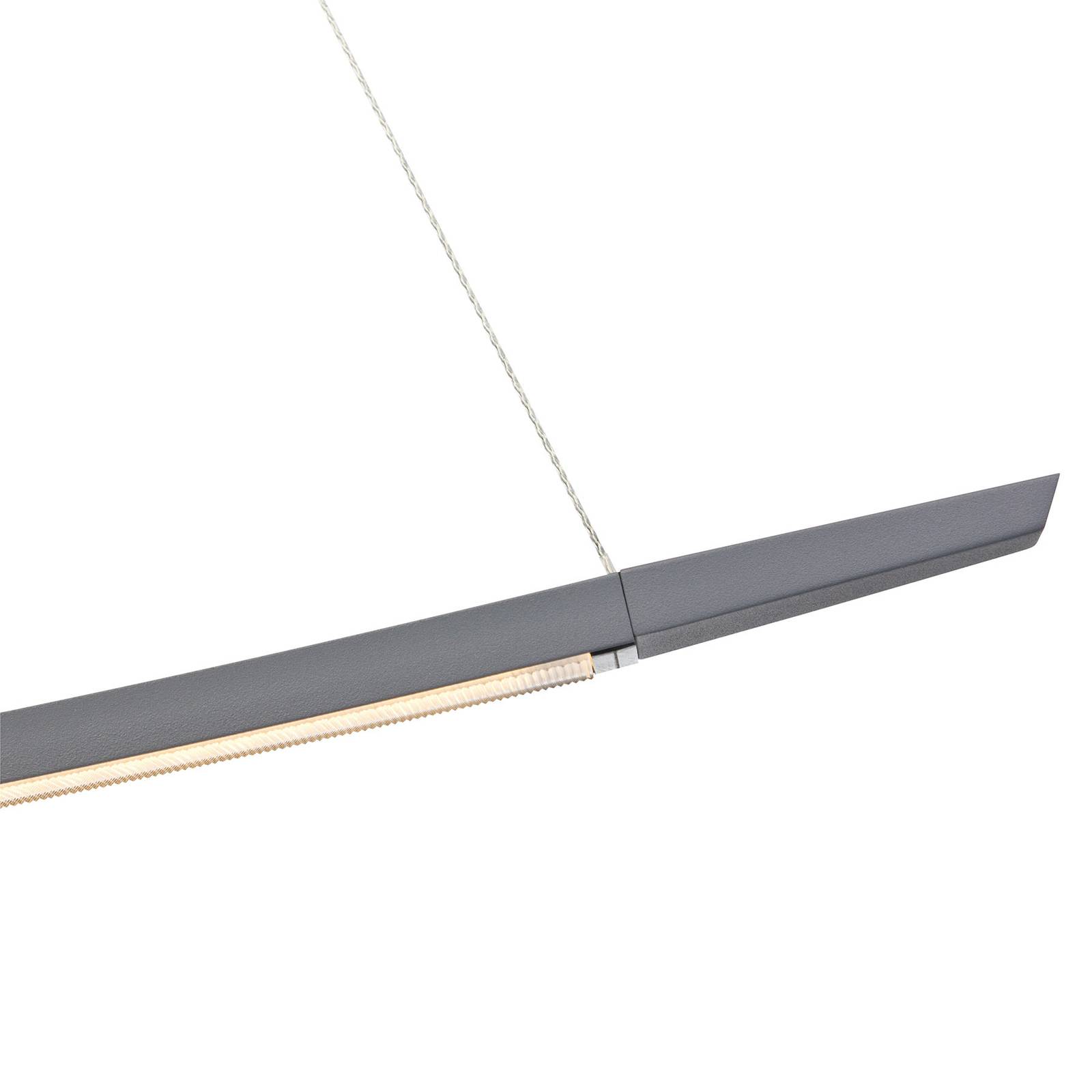 OLIGO Lisgo LED hanglamp, mat grijs