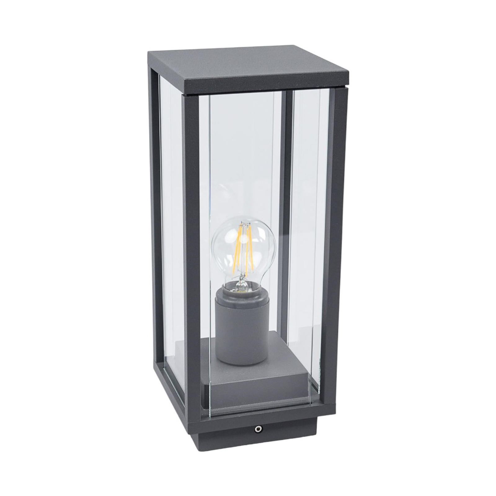 Annalea Lámpara Exterior/Jardín H35 Dark Grey/Clear - Lucande