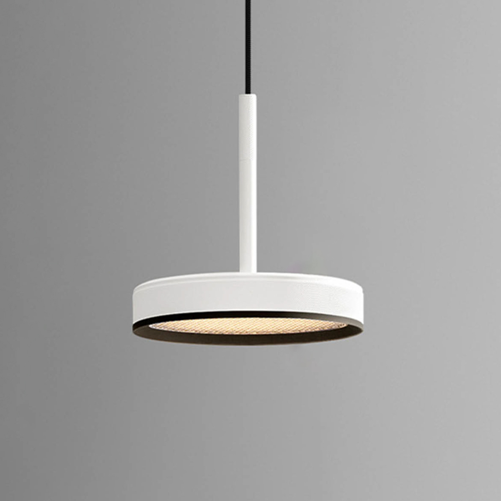 Lámpara colgante Overfly LED, blanco/blanco, de OLEV
