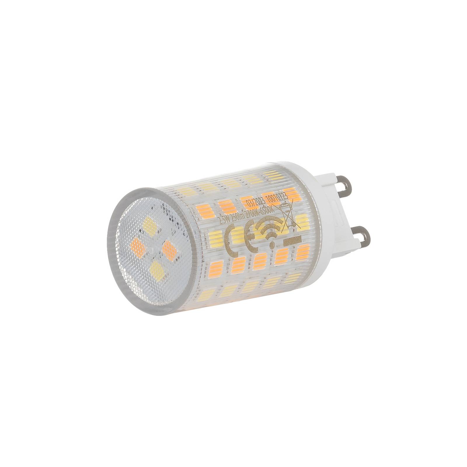 Prios Smart LED-kynälamppu 3 kpl G9 2.5W CCT kirkas Tuya