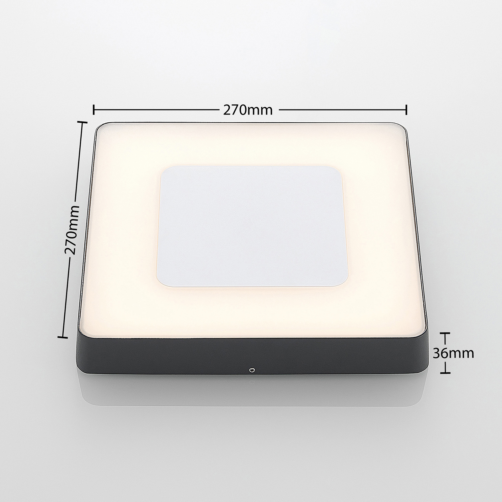 Sora Udendørs Plafonnier White/Dark Grey - Lucande