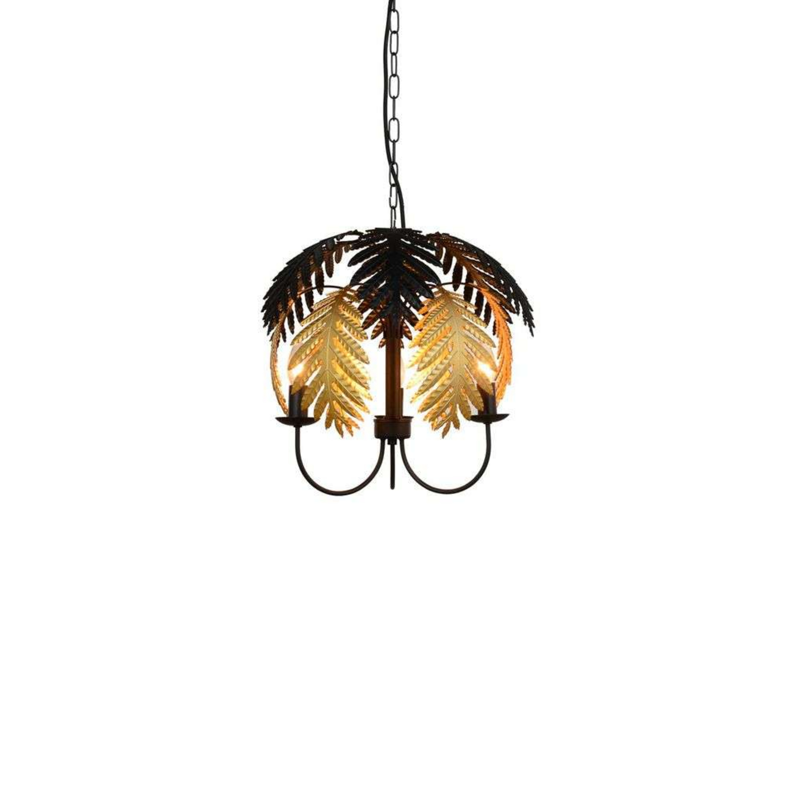 Aparas Lustră Pendul Ø50 Black/Gold - Lucande