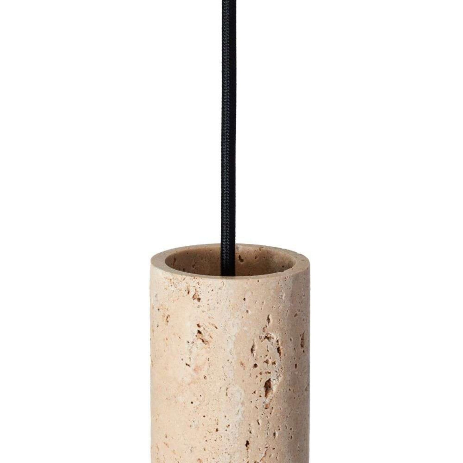 Core Spot Pendel Creme Travertine Made By Hand - Spisestue - Marmor