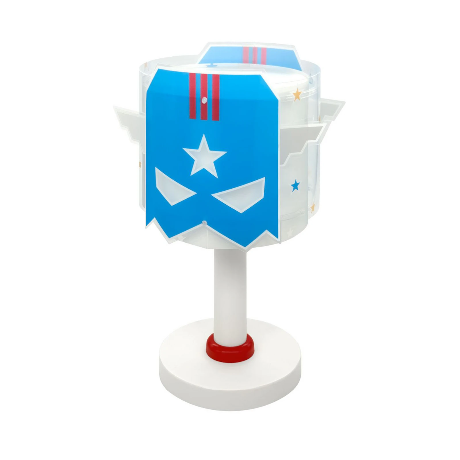 Kindertafellamp Blue Hero, G4, Ø 15 cm