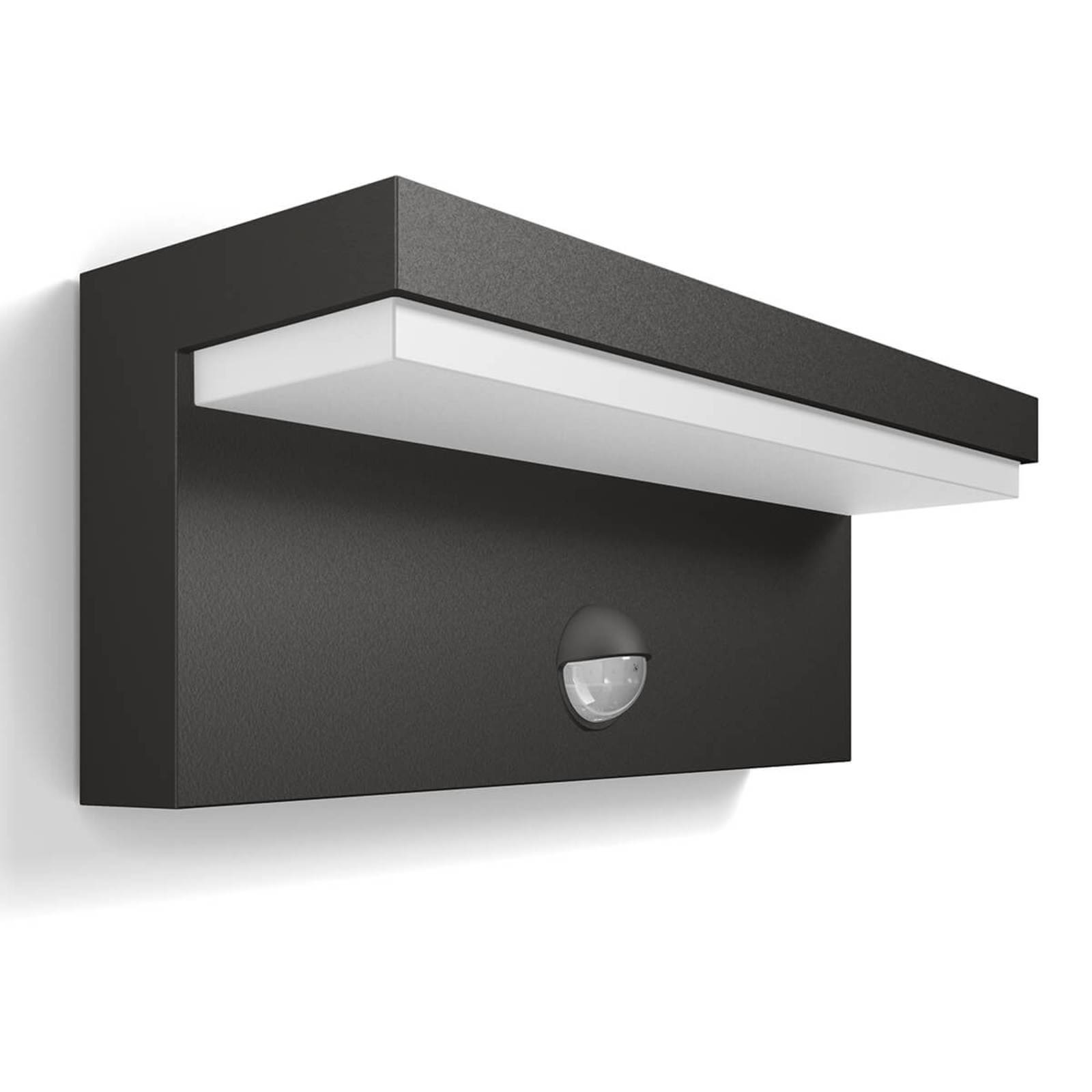 Philips LED-Außenwandlampe Bustan Sensor 2.700 K