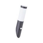 Aplique de exterior Dody Sensor, negro, metal, plástico