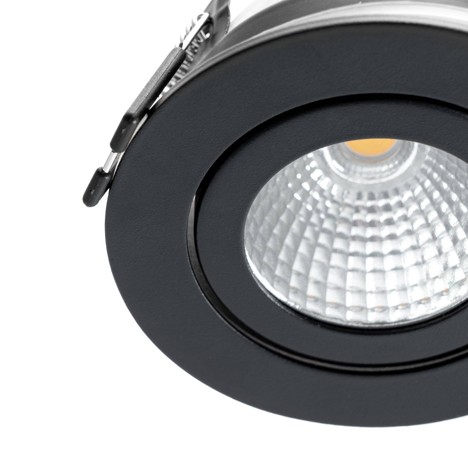 Arcchio LED downlight Jyra, czarny, 4000K