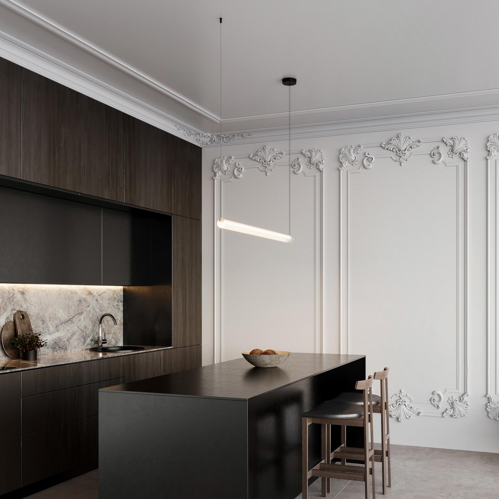 WEVER & DUCRÉ LED висяща лампа Finelle 1.0 бежова 2700K димируема