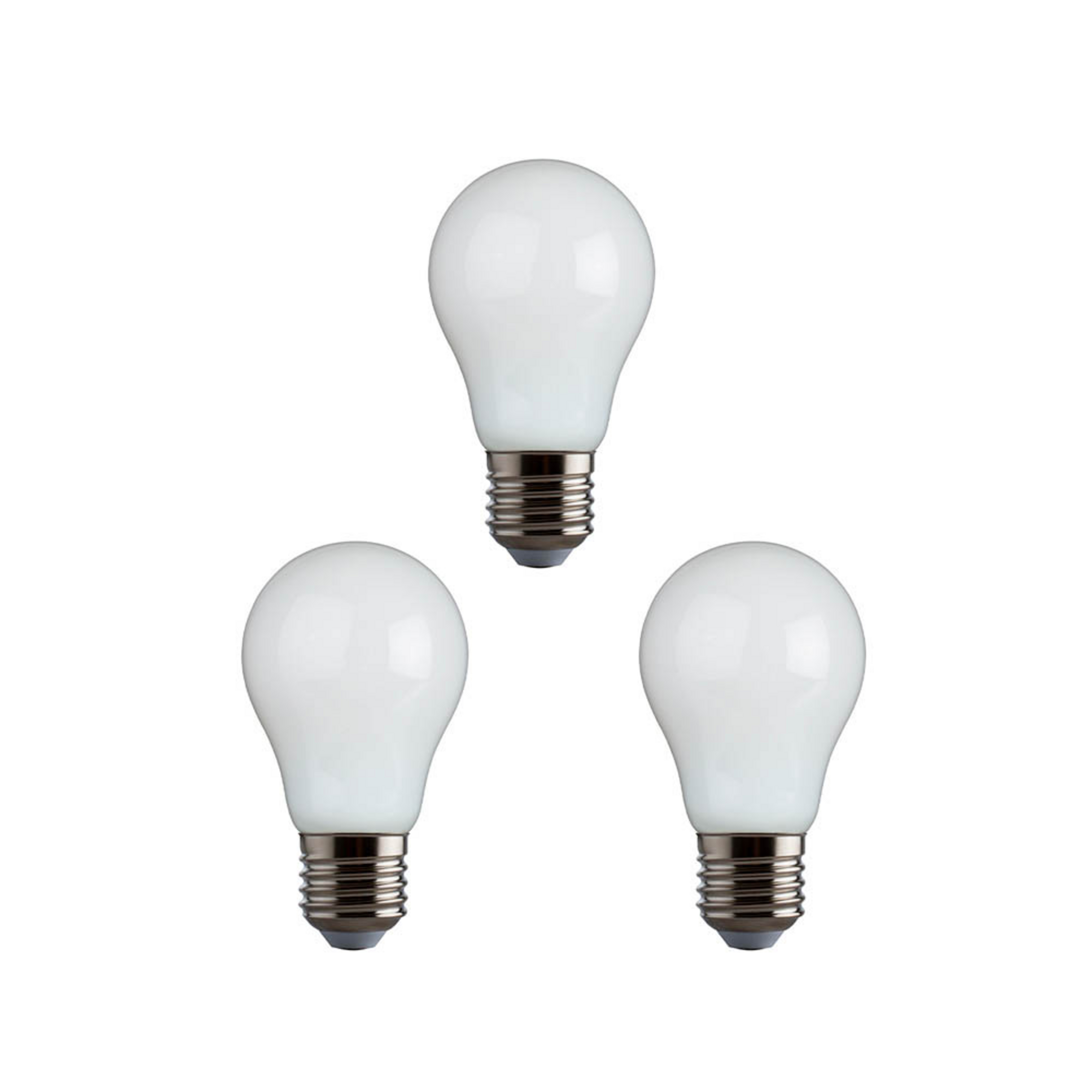 3-pack Ampoule LED 4W (470lm) Opale CRI95 Dimmable E27 - e3light