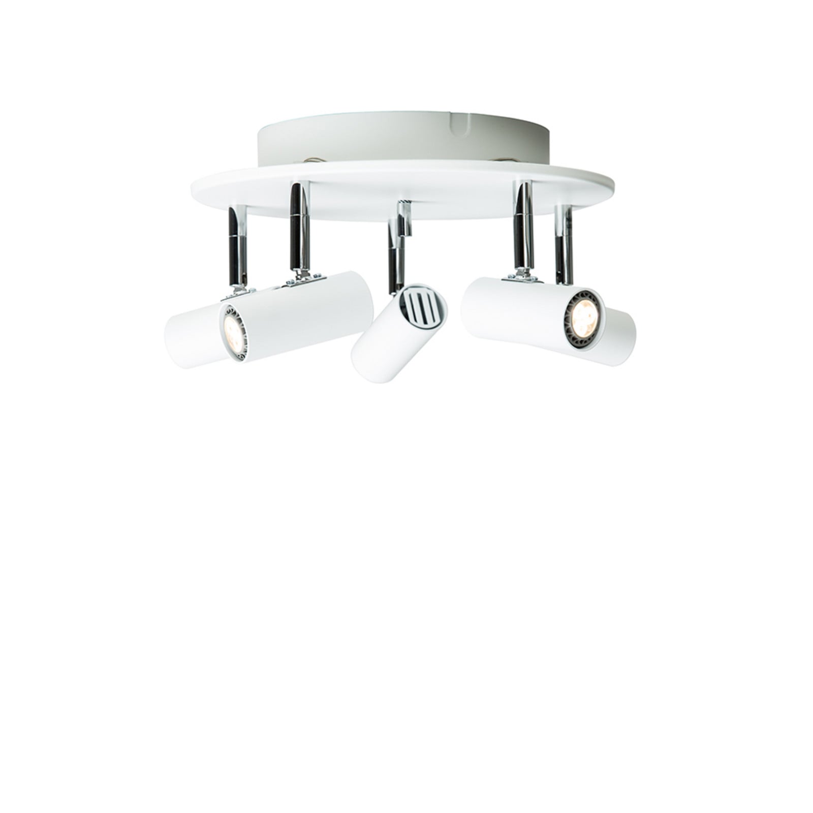 Cato 5-spot Plafond Matt Vit Belid - Metall