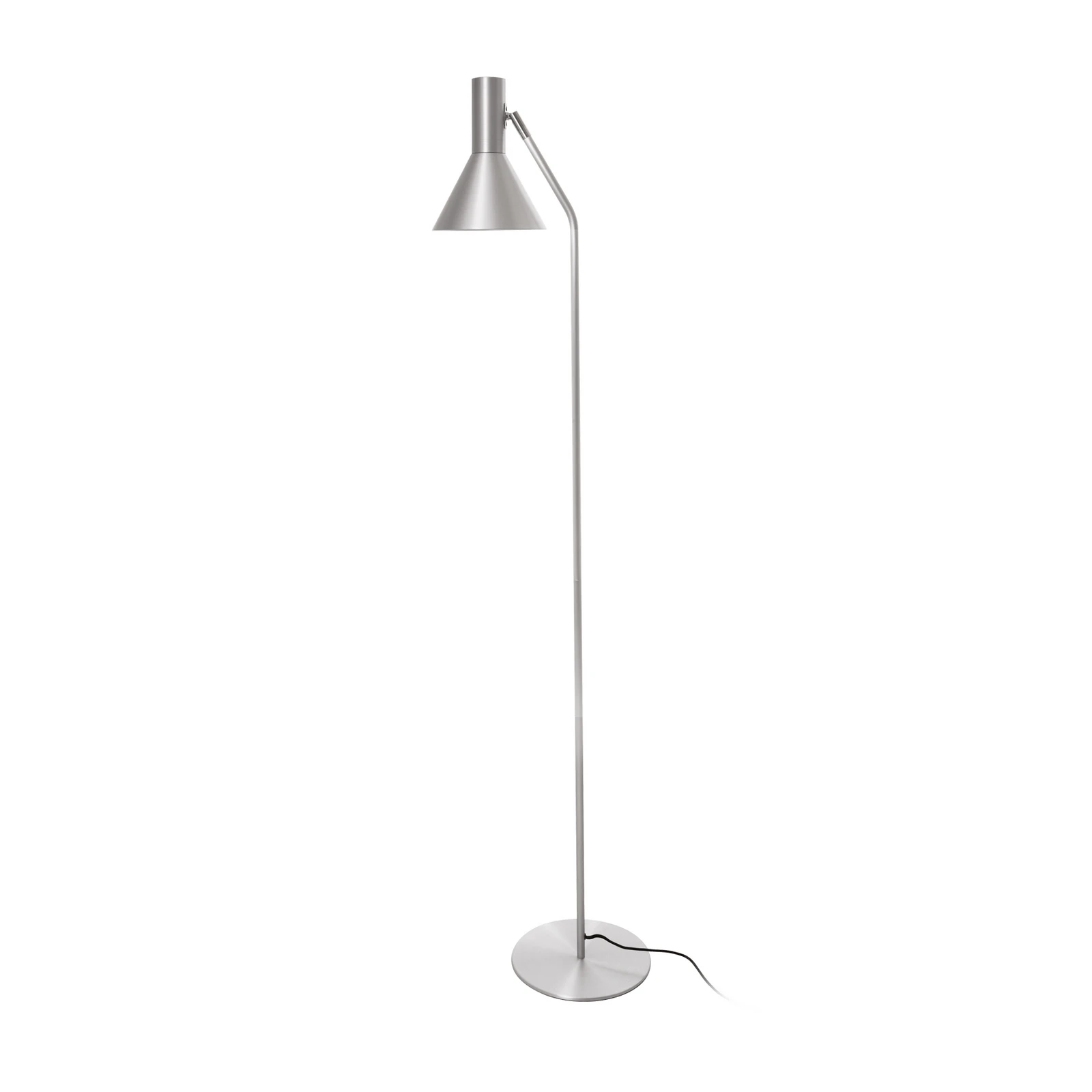 FRANDSEN Candeeiro de pé Lyss, cor alumínio, metal, 150 cm, E27