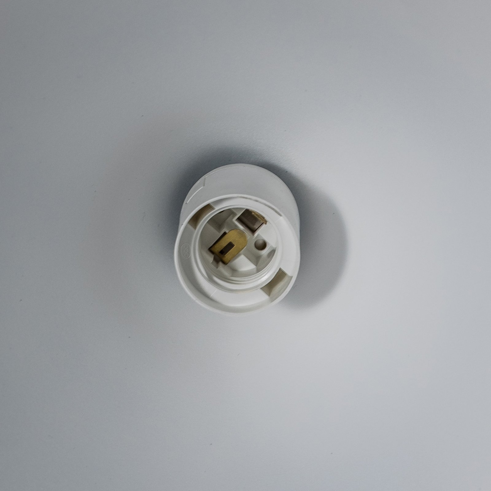 Cono lámpara colgante, blanco, Ø 25 cm, acero, 1 luz