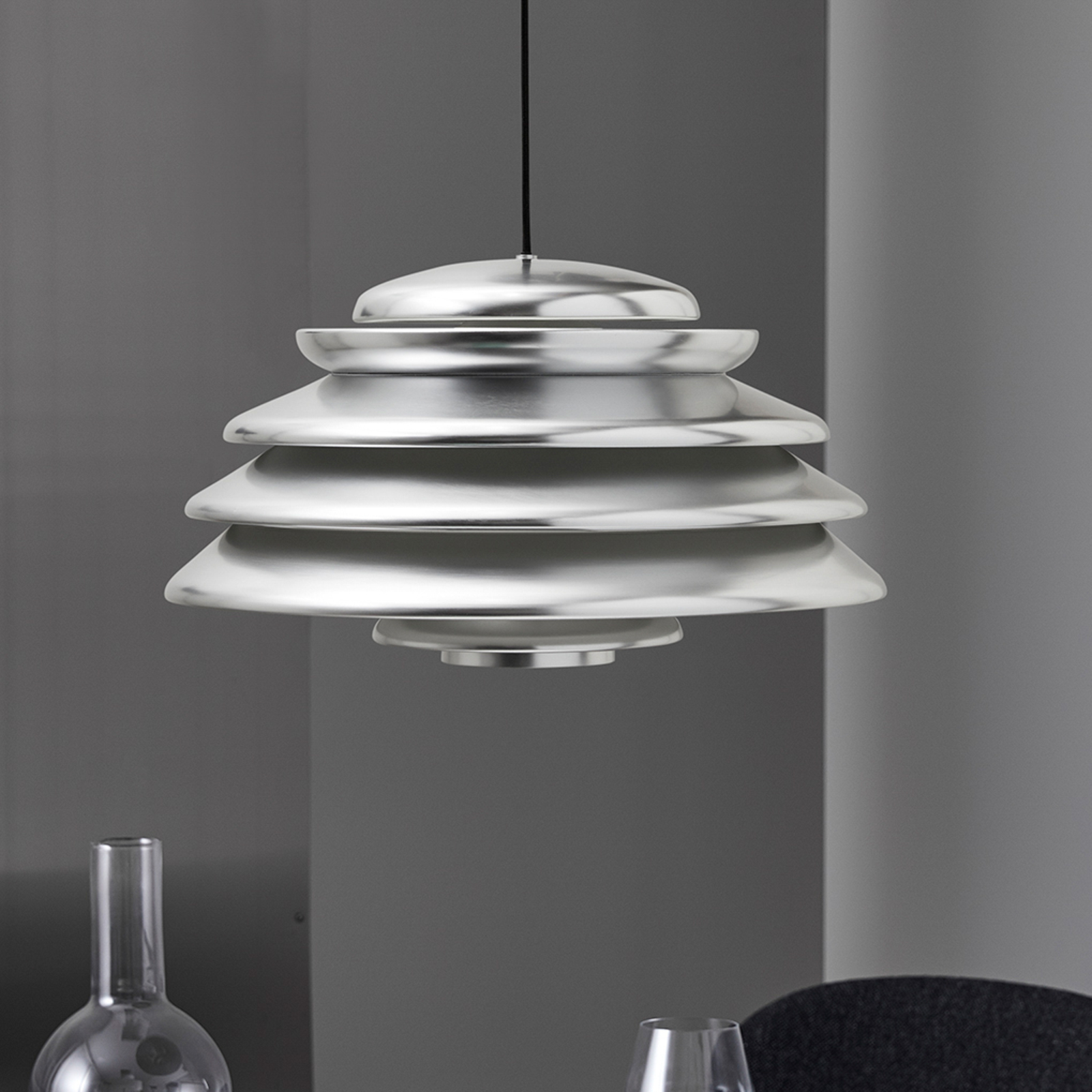 VERPAN Hive lámpara colgante aluminio pulido