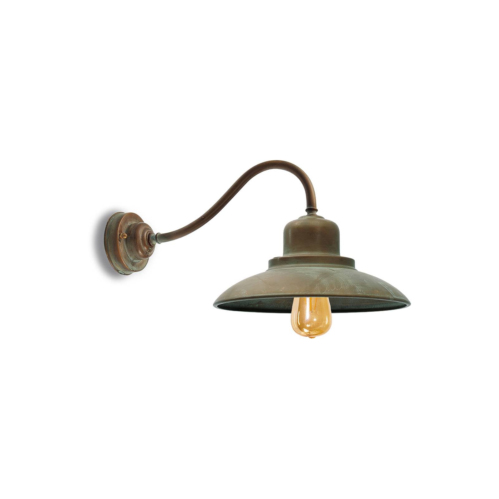 Wandlampe Patio 1690, messing antik