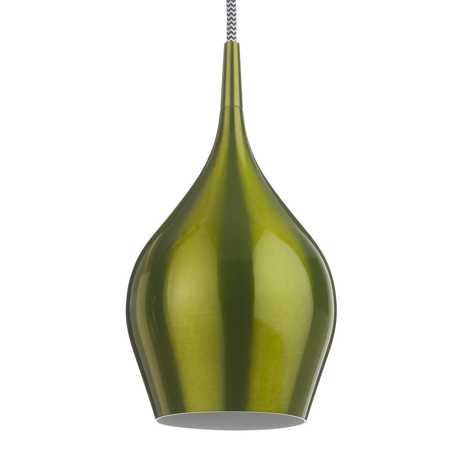 Lampa wisząca Vibrant Ø 12cm, zielona