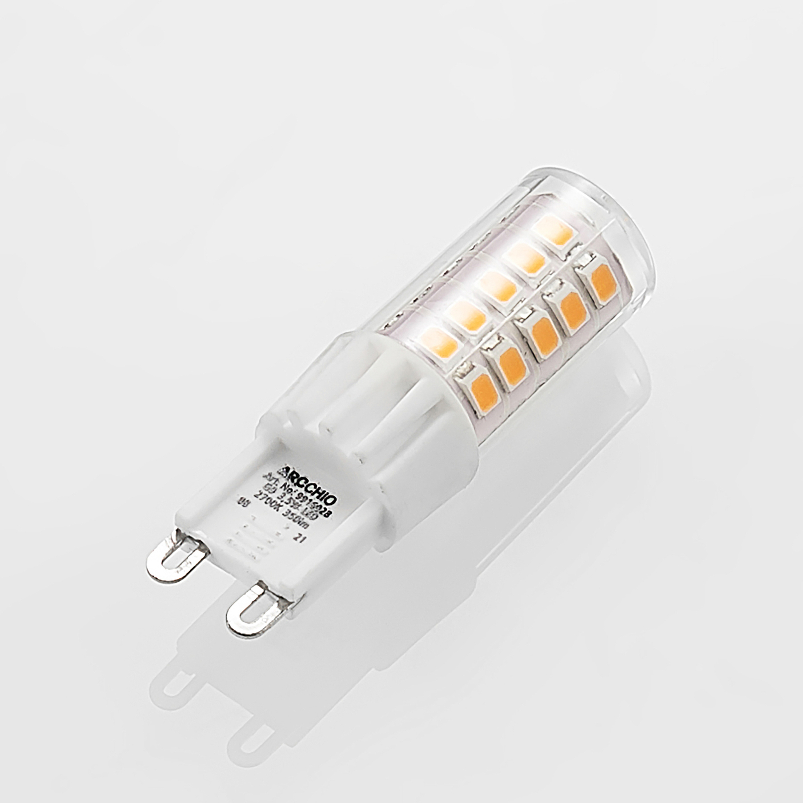 Arcchio LED s kolíkovou päticou G9 3,5W 827 3 kusy