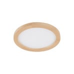 Aqua LED ceiling light, beech, Ø 32.5 cm, 24 W