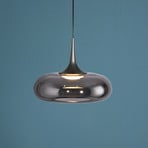 Schöner Wohnen LED-visoka svetilka Posh 1-fl., dimno steklo, 3.000 K