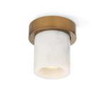 Downlight Miss Marble, Carrara/latão brunido - DESIGN BY US