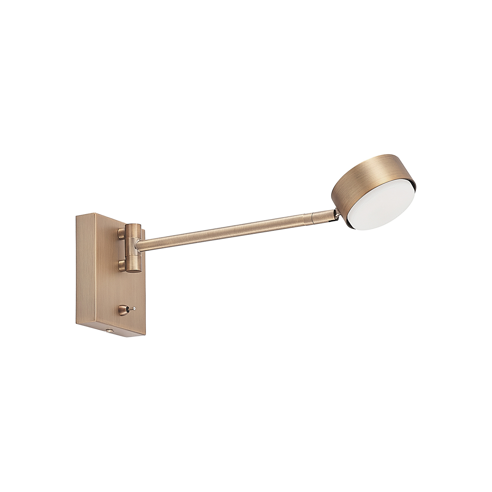 Lindby Kaylou LED-Wandlampe, ausladend, bronze