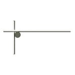 FLOS Coordinates Wall 2 LED seinalamp, argent moon