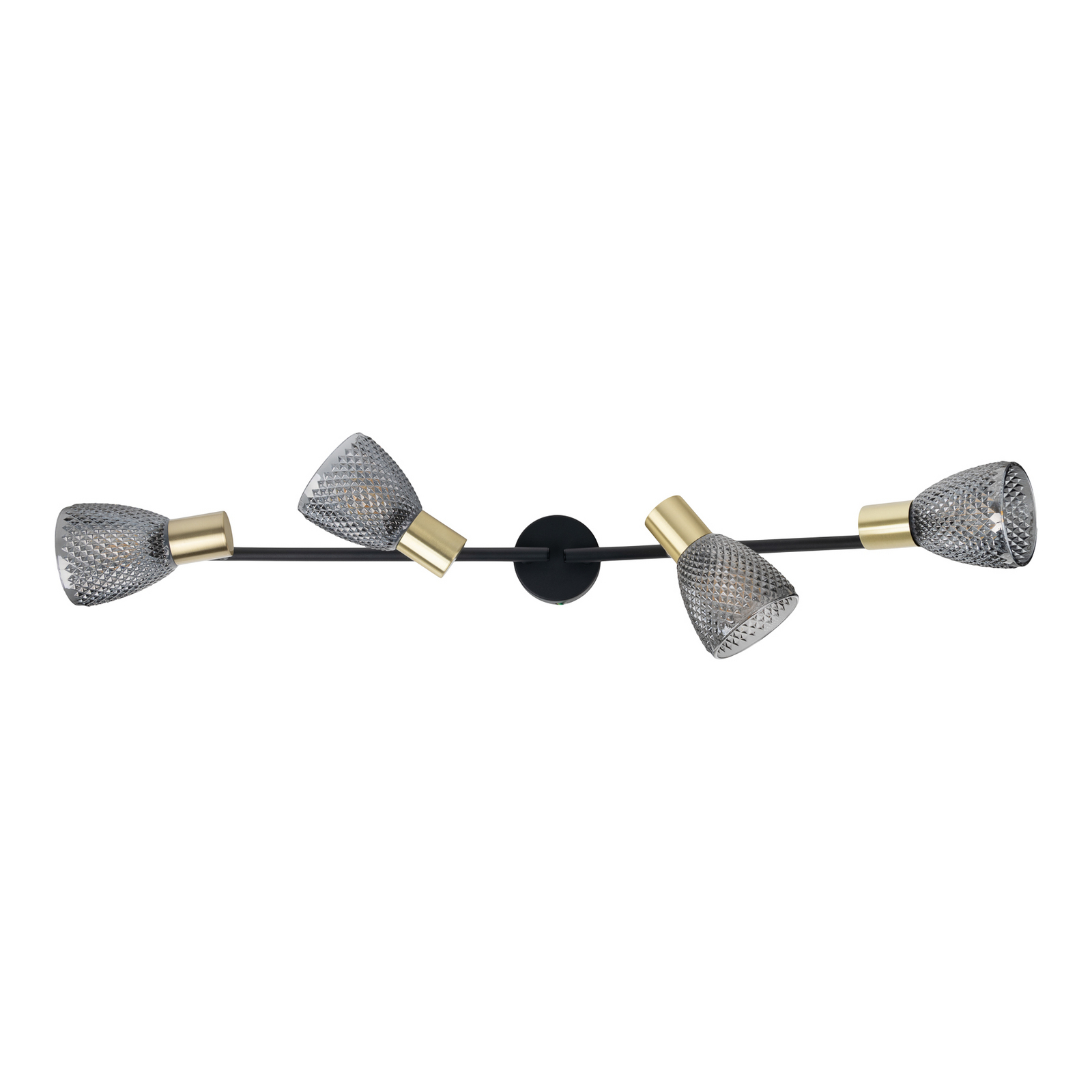 Laelamp Lindita, 4-lambiline, klaas, suitsuhall, E14 Laelamp Lindita, 4-lambiline, klaas, suitsuhall, E14