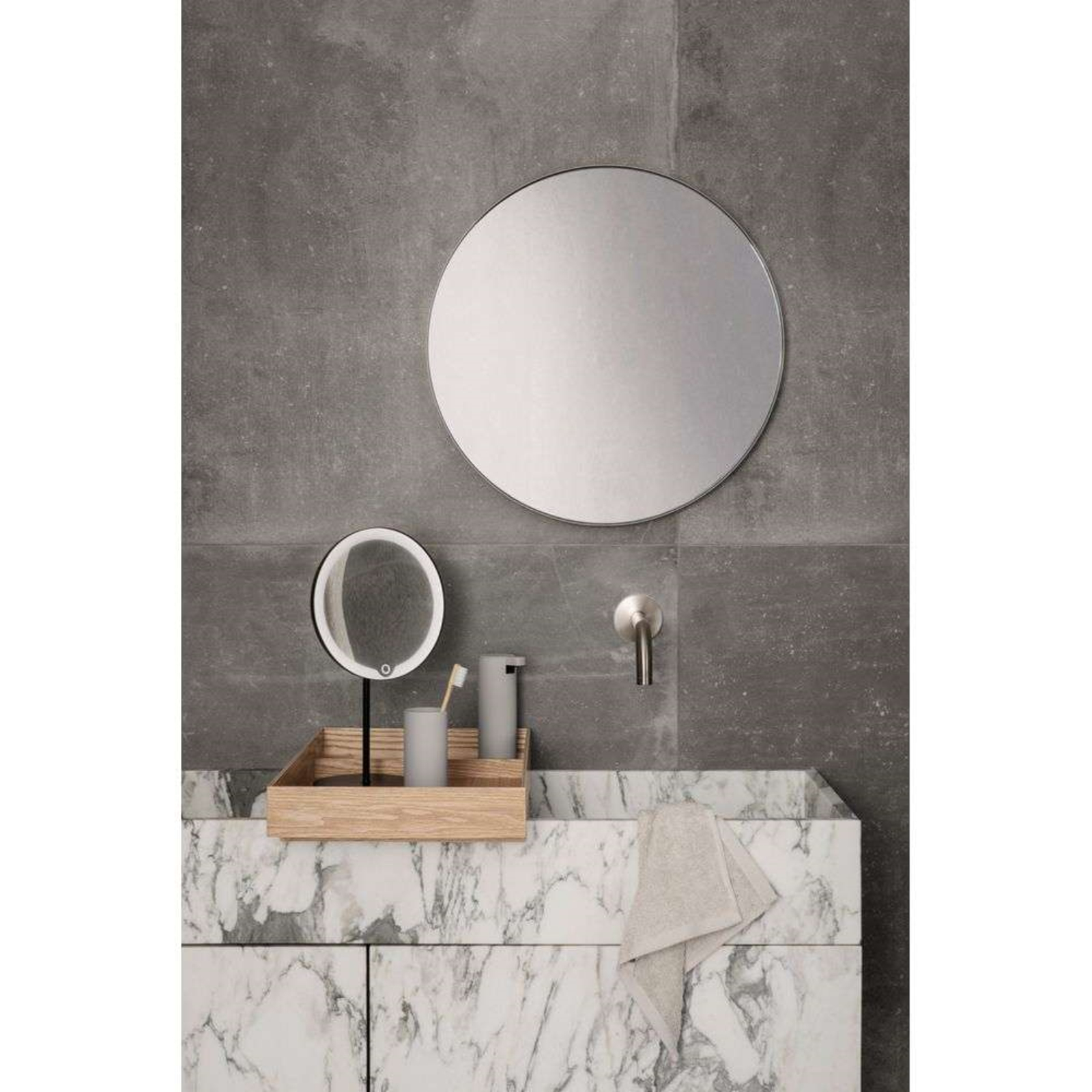 Modo LED Vanity Espejo Black - Blomus