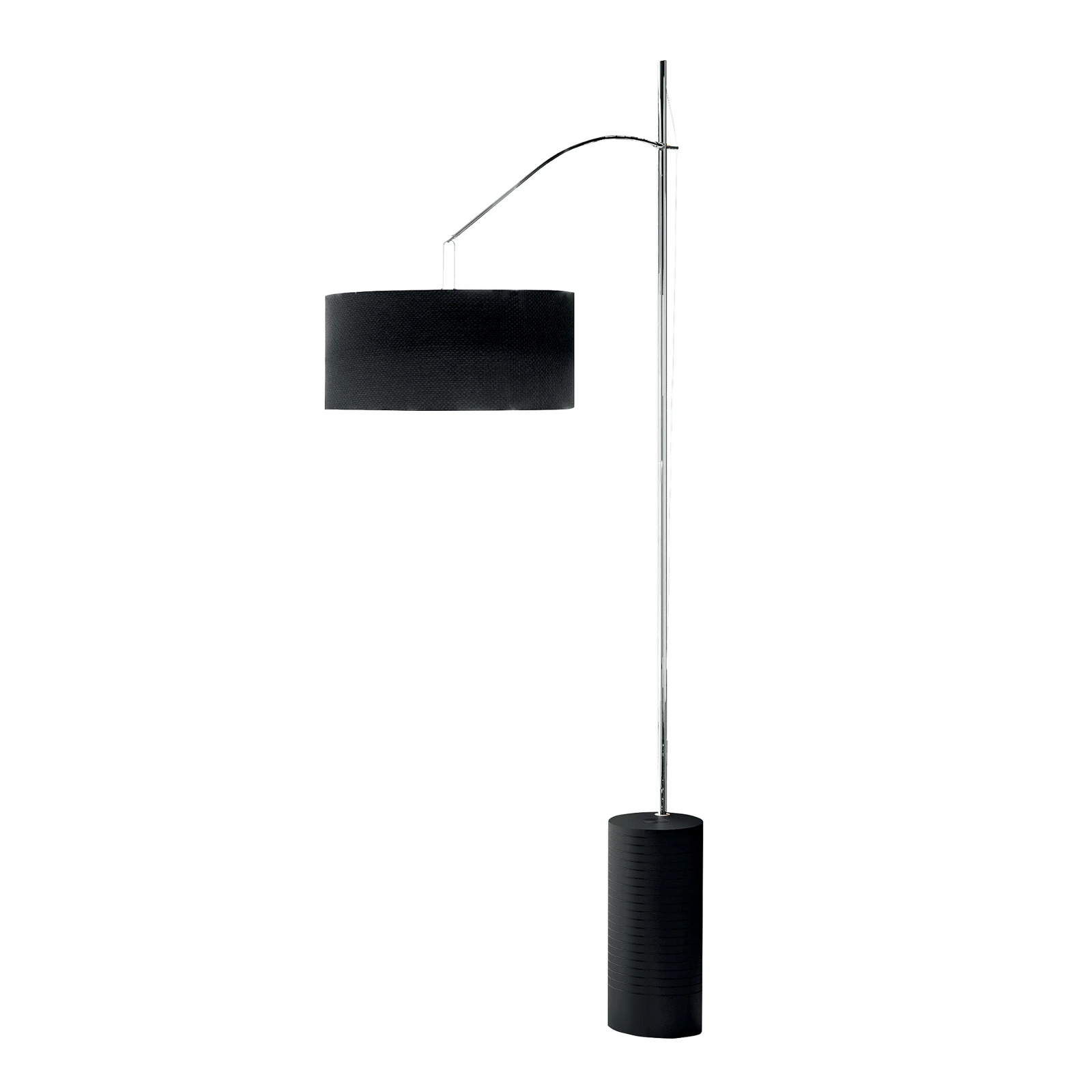 ICONE Bogenleuchte Gru, schwarz, aluminium