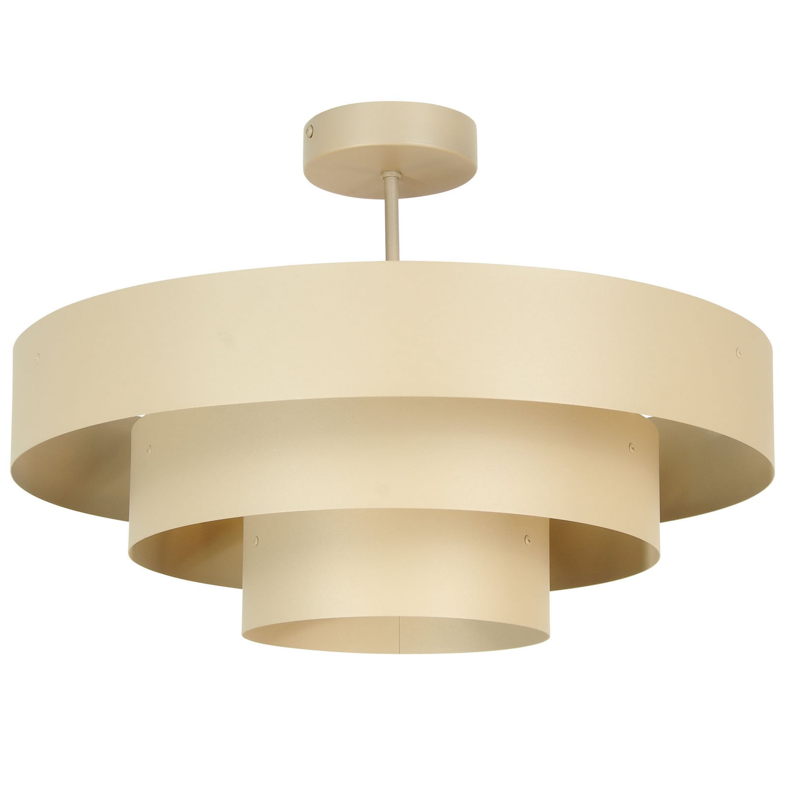 Trio ceiling light, grey-beige, metal Trio ceiling light, grey-beige, metal