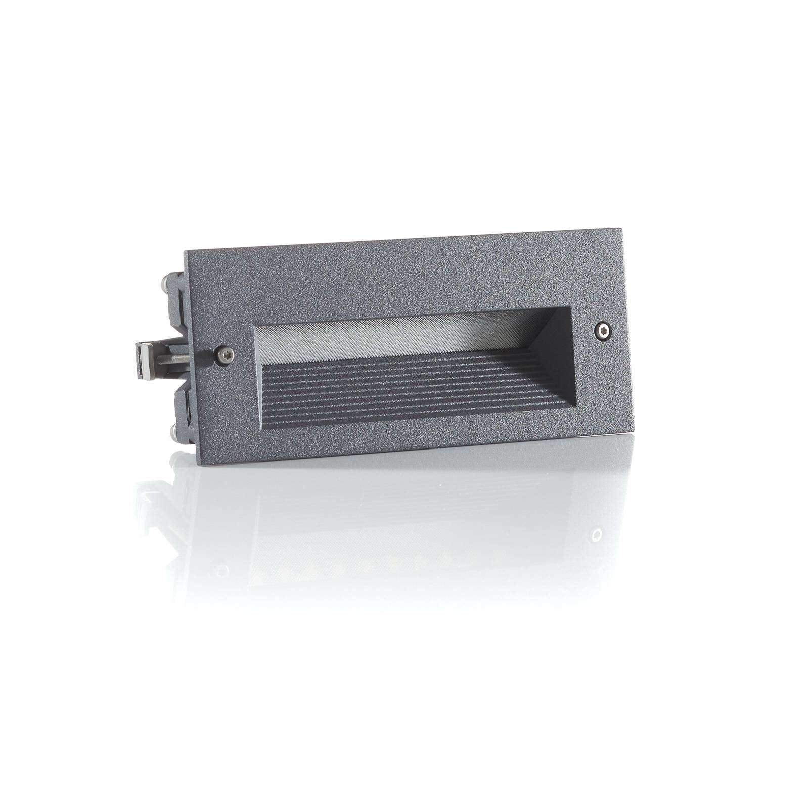 BEGA 33053 LED-Wandeinbau 3000K grafit 17 cm