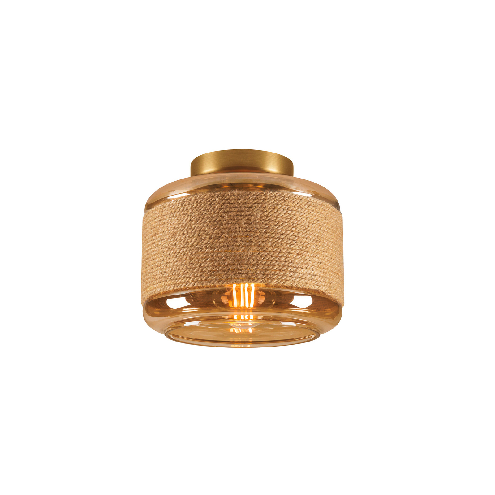 SLV Pantilo Rope 19 lubinis šviestuvas, aukso spalvos, plienas