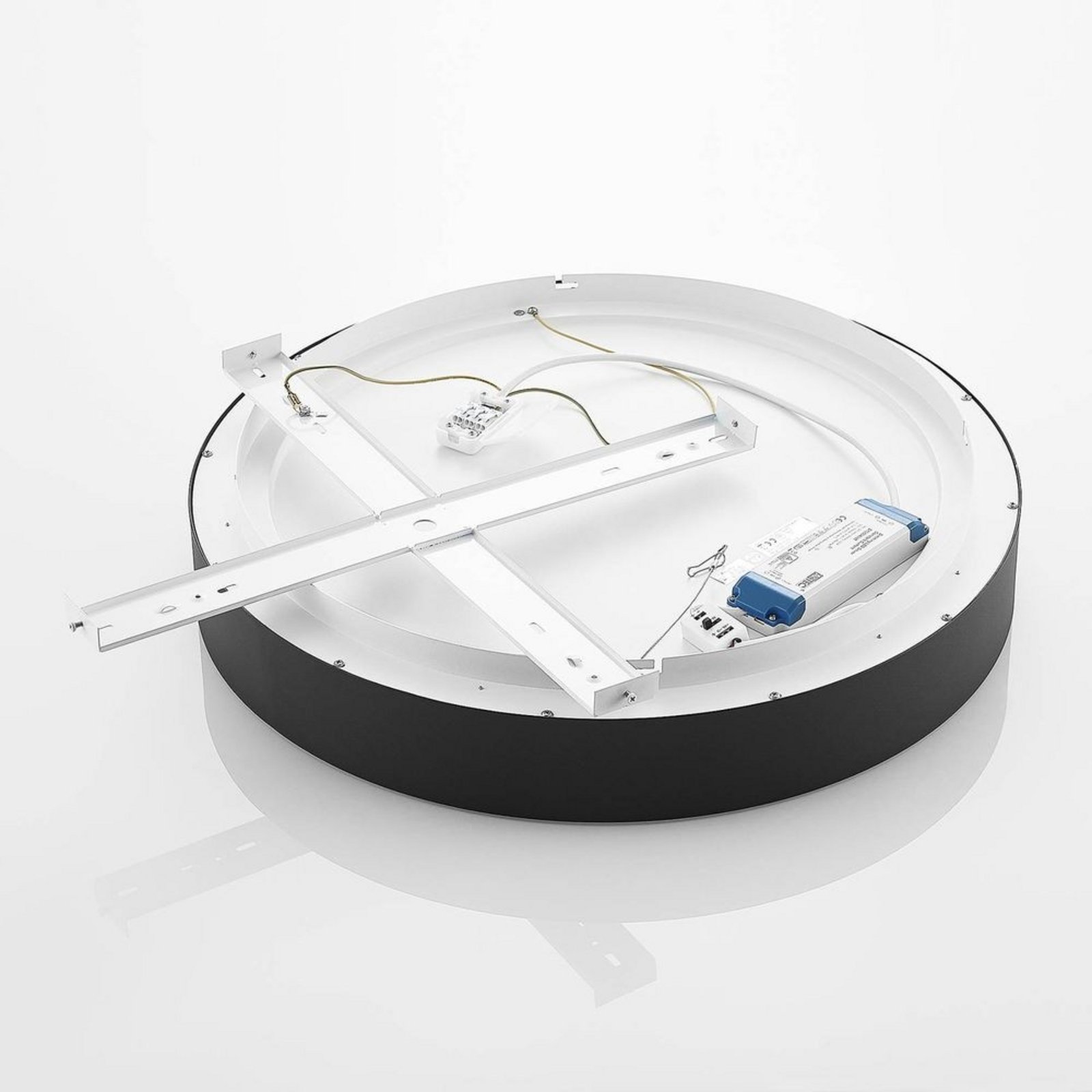 Aleksi Round LED Ceiling Lamp Ø60 Black - Arcchio