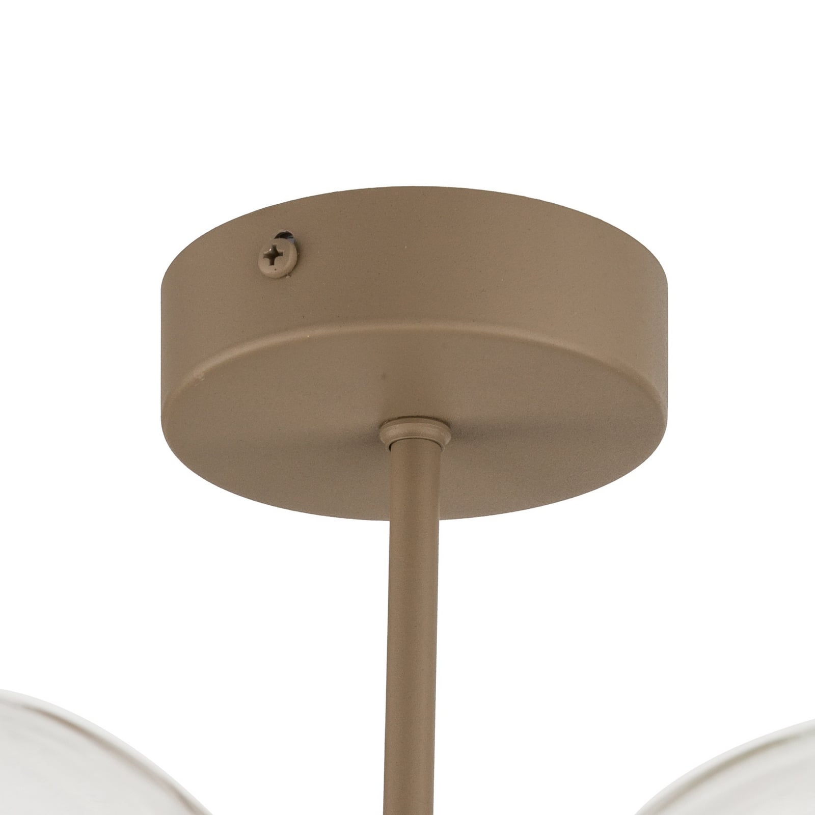 Plafoniera Zumba, grigio-beige/trasparente, a 13 luci, in vetro Plafoniera Zumba, grigio-beige/trasparente, a 13 luci, in vetro