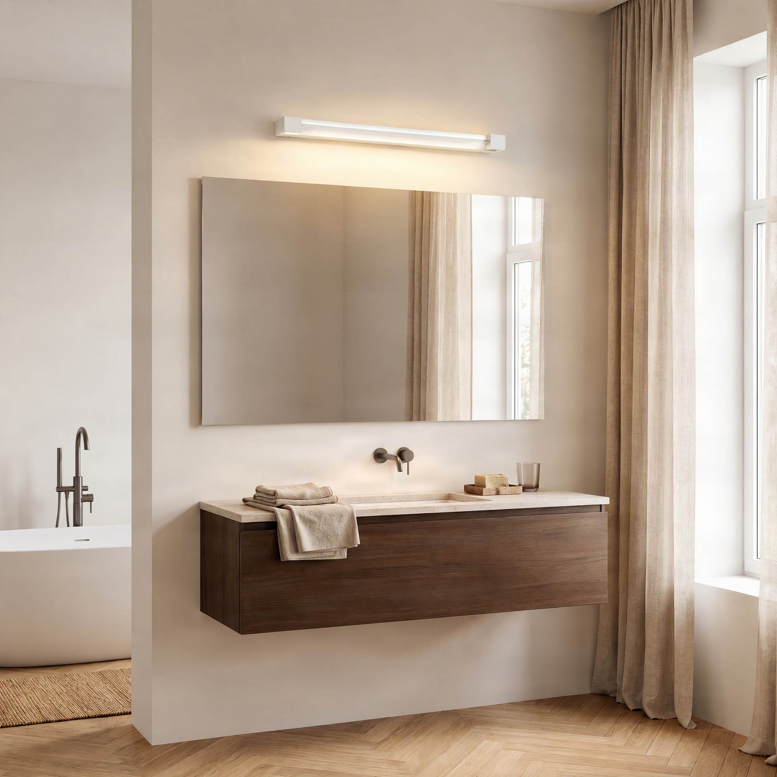 Jora Vägglampa L60 White - Arcchio Jora Vägglampa L60 White - Arcchio