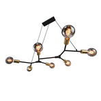 Josefine 7 Pendant Black - Nordlux