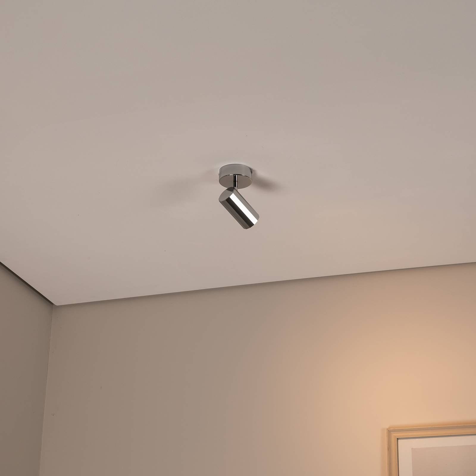 Deckenstrahler Oktano, chromfarben, Länge 13 cm, Metall günstig online kaufen