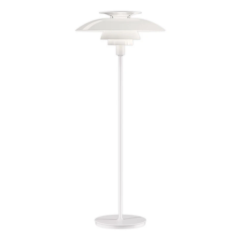 Louis Poulsen – PH 80 Stehleuchte Opal/White Dimmschalter