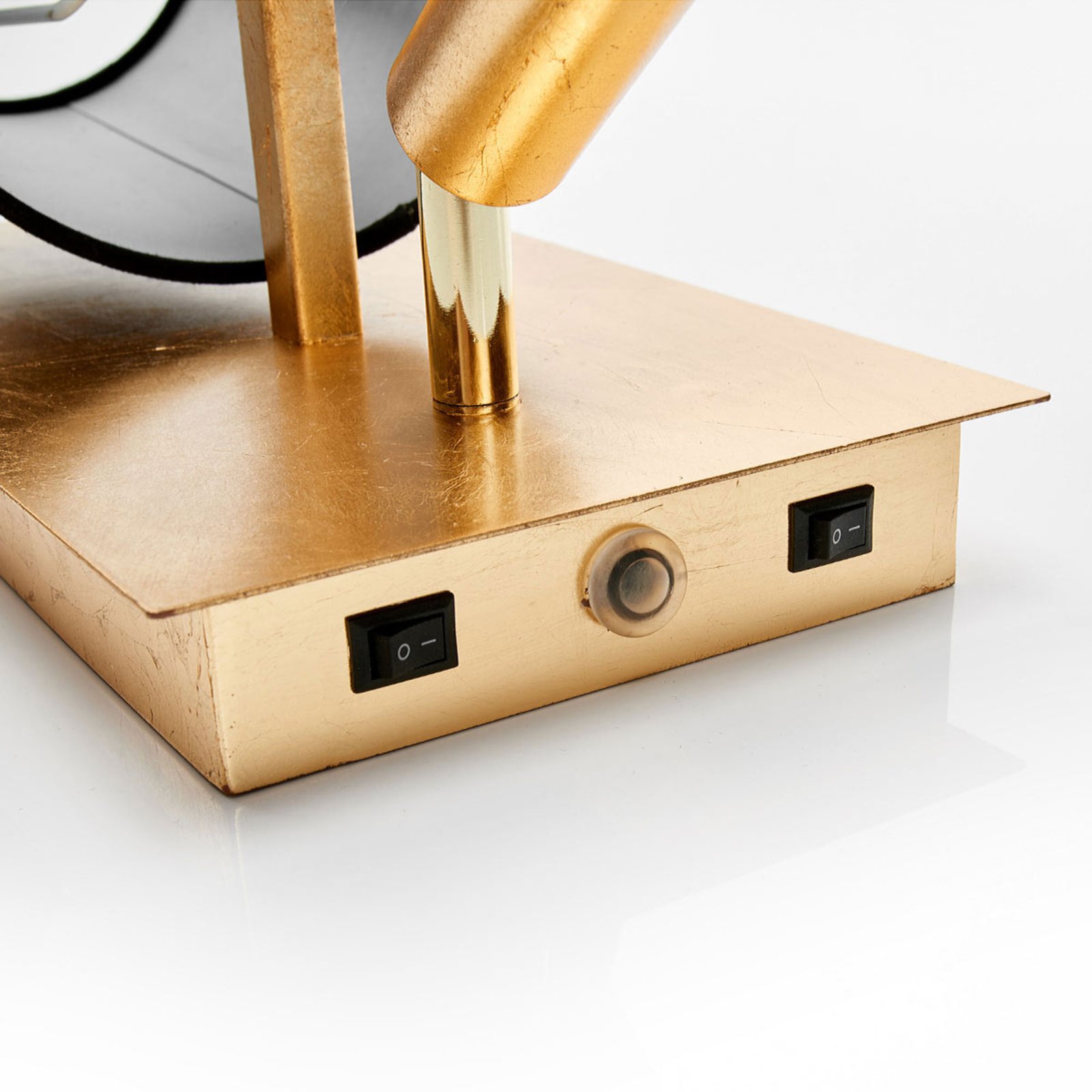Aiden Wall Lamp Gold/Black - Lindby