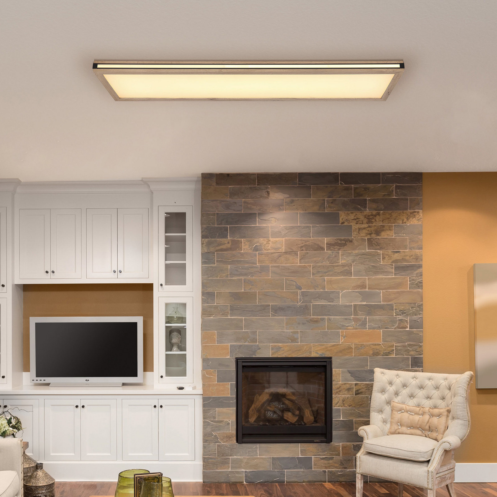 Plafonieră cu LED-uri Karla dreptunghiulară lungime 120 cm