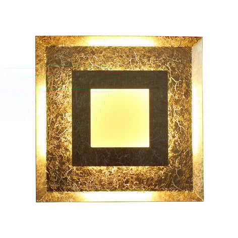 LED-Wandleuchte Window gold