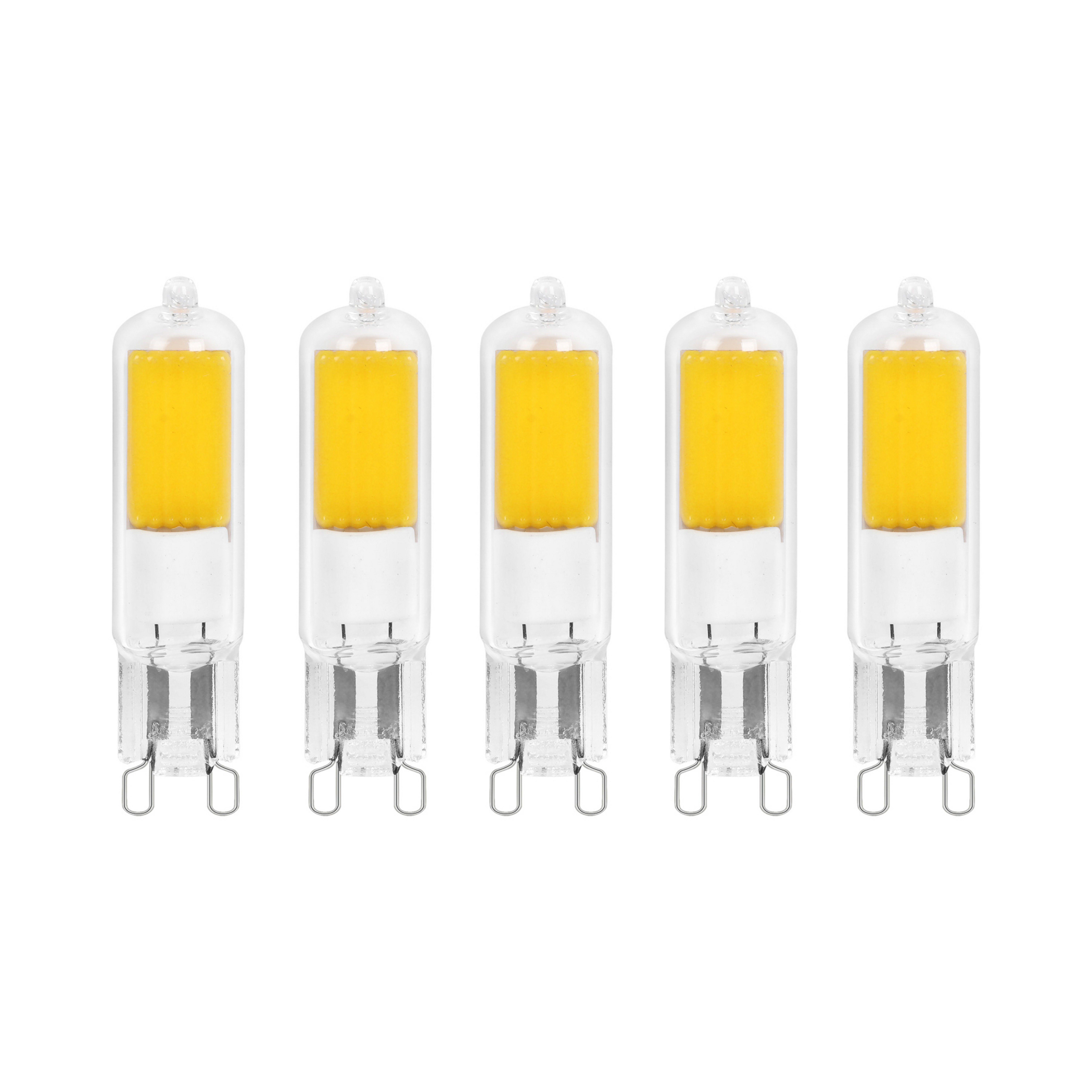 Arcchio LED-stiftsokkelpære, G9, 2,2W, 2700K, sæt med 5 stk