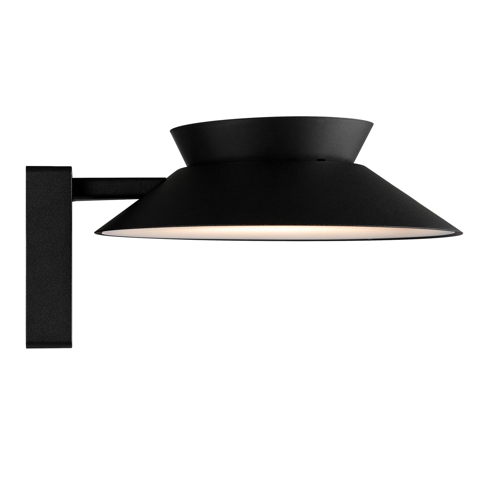 Justina Solar Outdoor Wall Lamp Black - Nordlux
