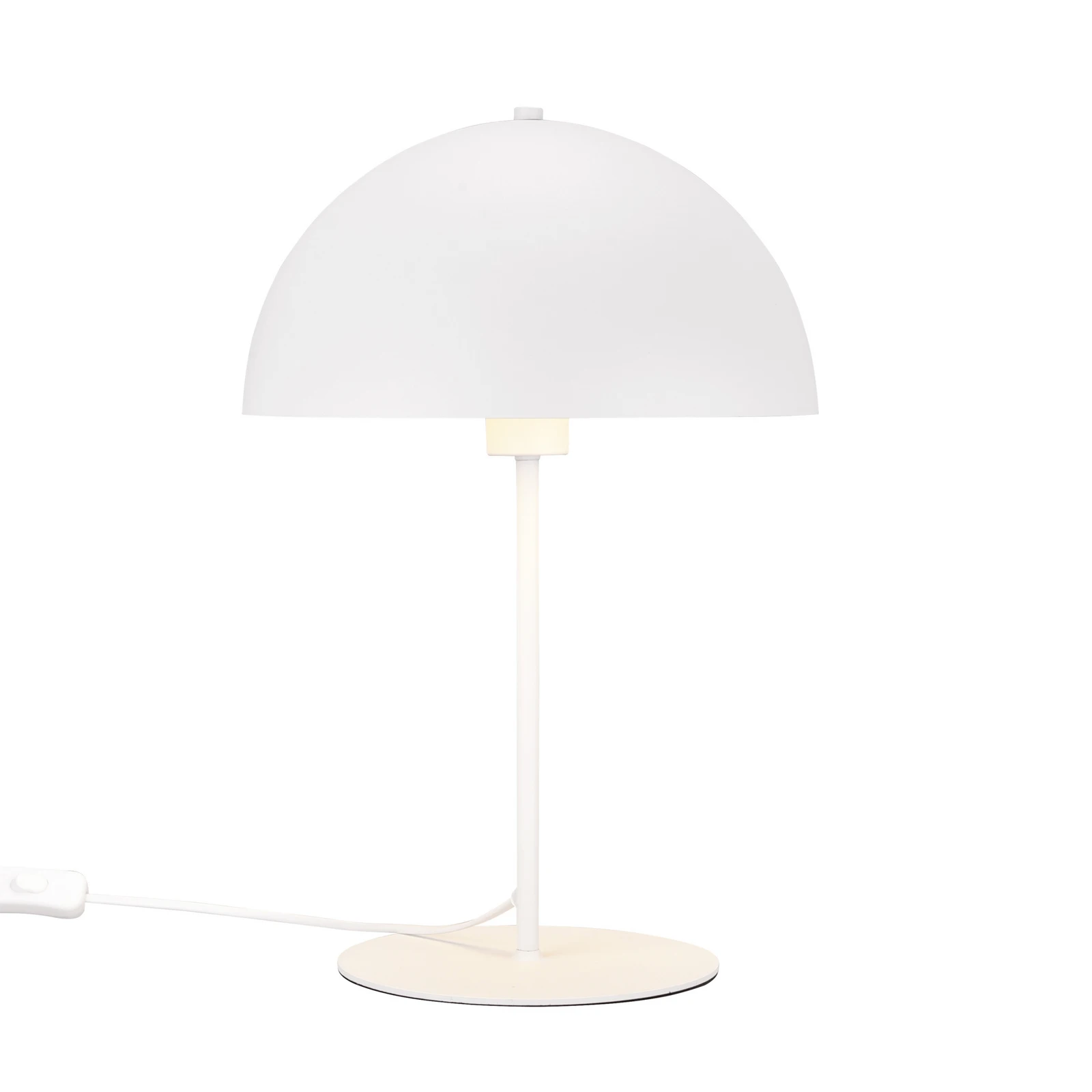 Stolná lampa Nola, výška 45 cm, biela