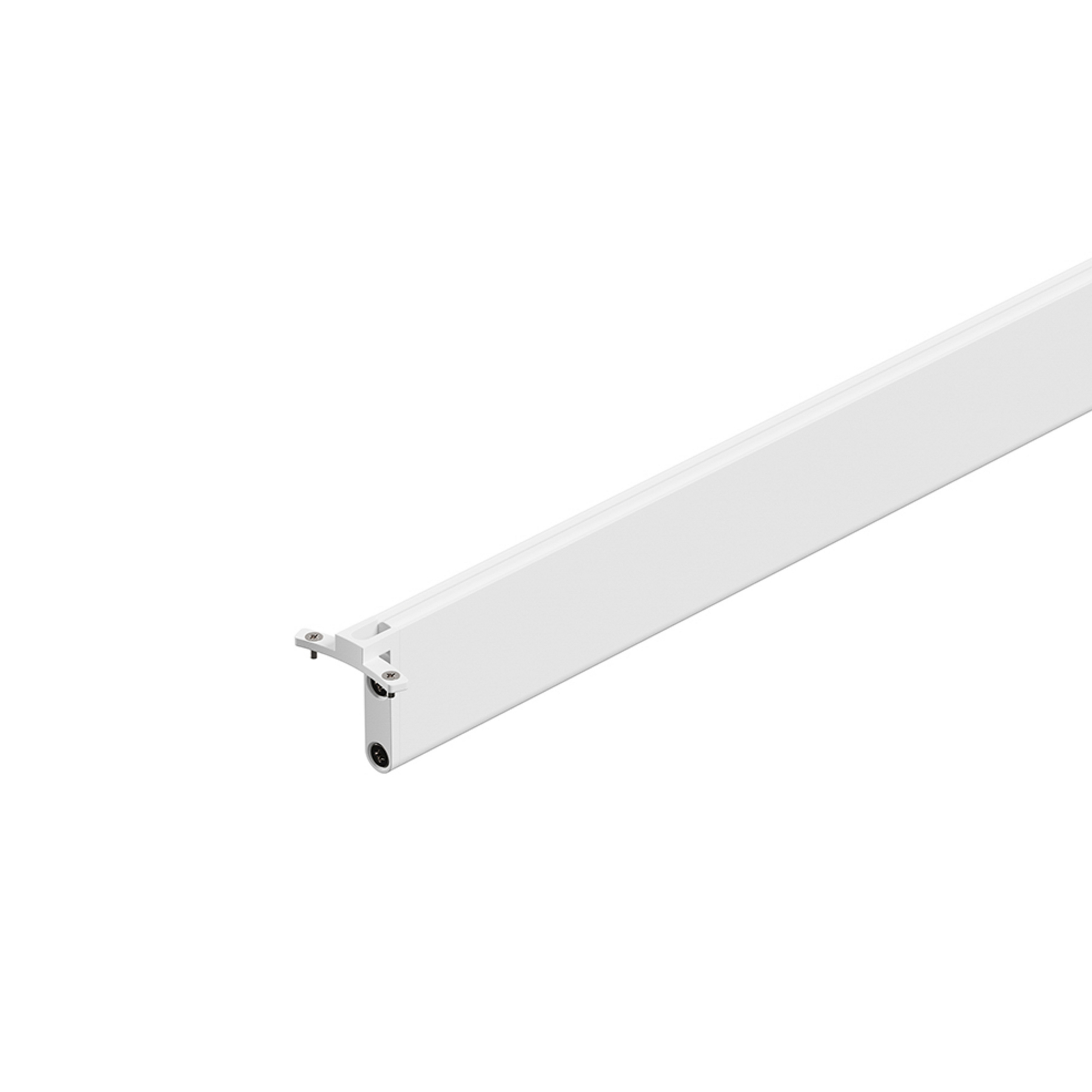 Rail de raccordement Nivo pour montage en saillie, blanc, 90 cm, métal - Sigor