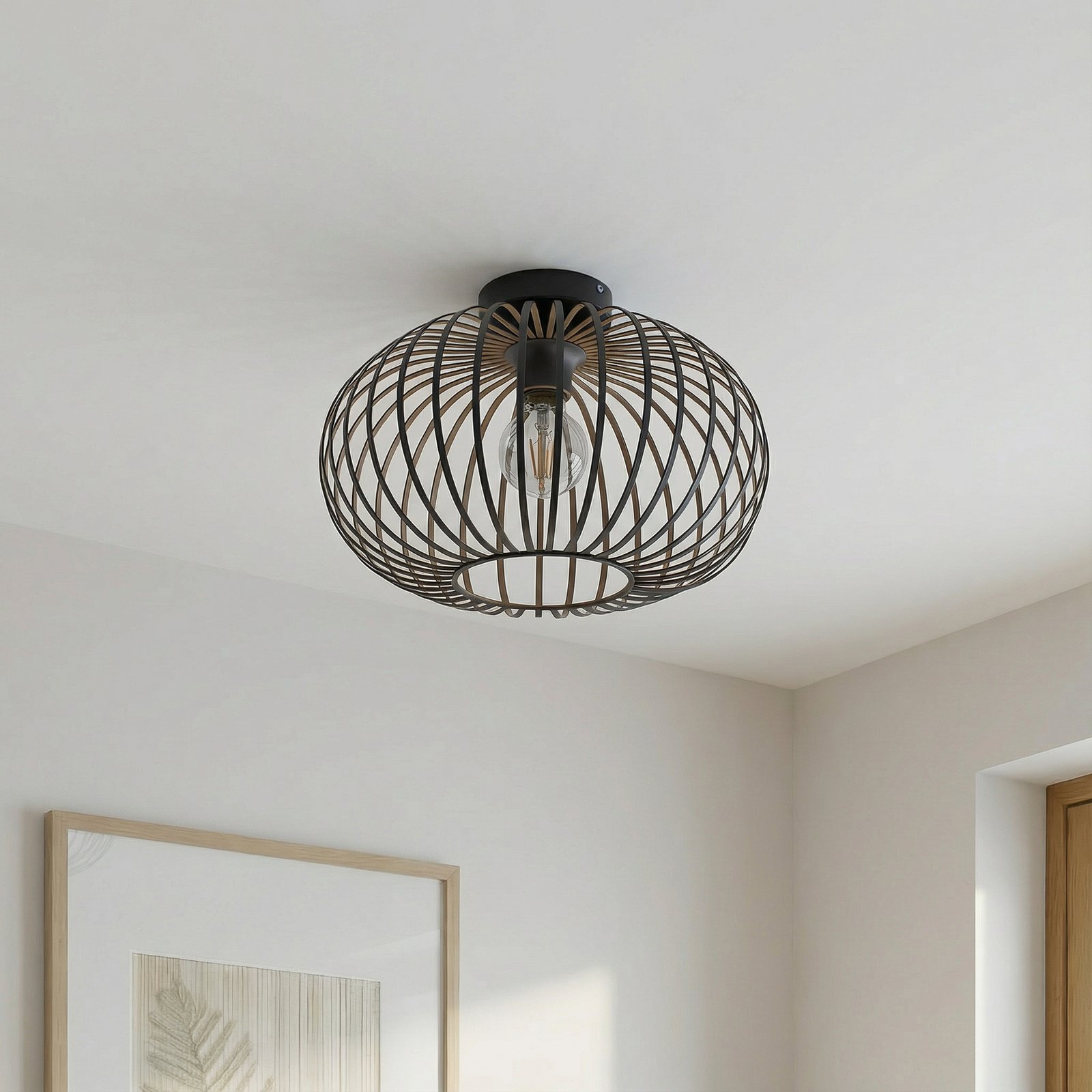 Nahele Mennyezeti Lámpa Coffee - Lindby