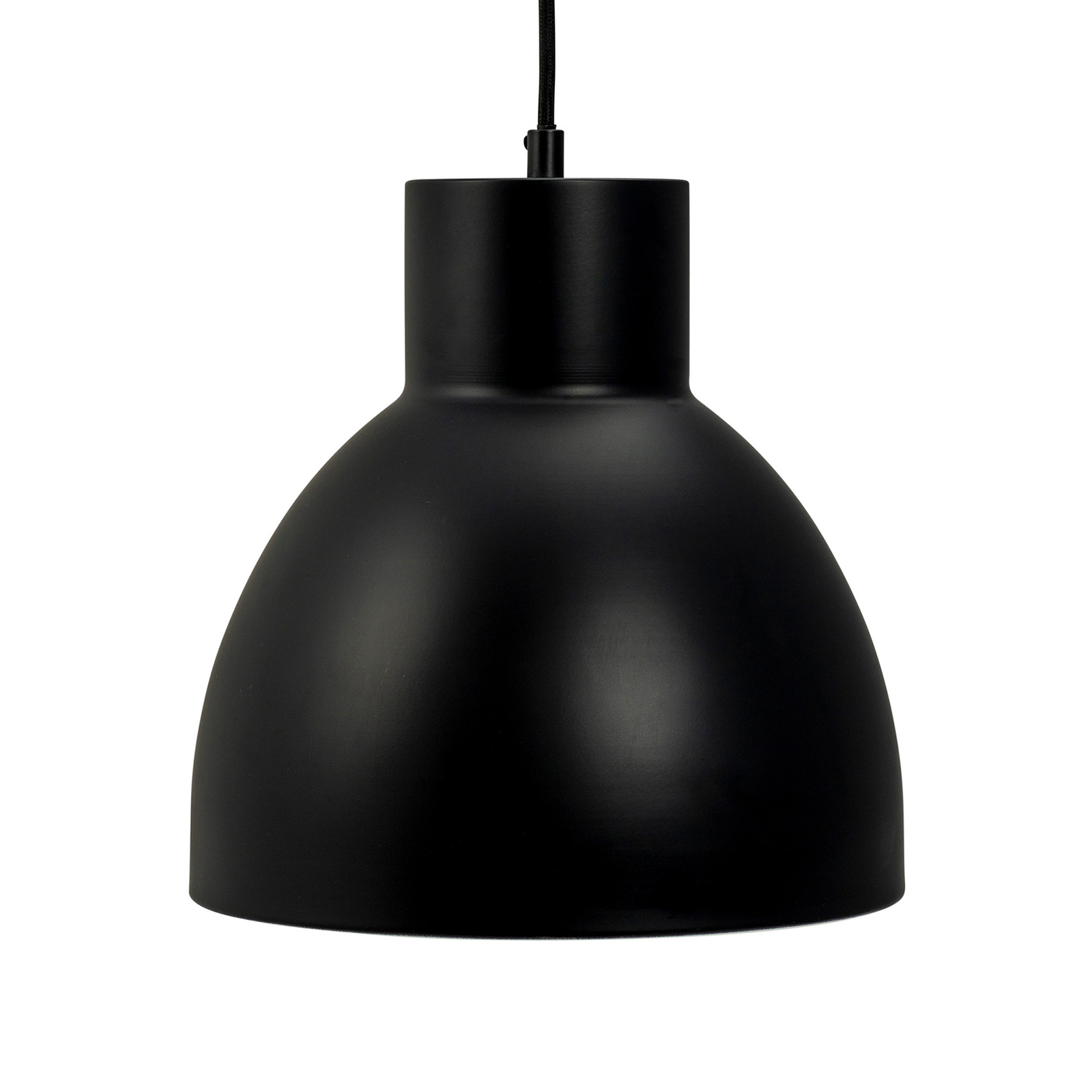 Závěsné svítidlo Dyberg Larsen Coast, Ø 25 cm, černá barva