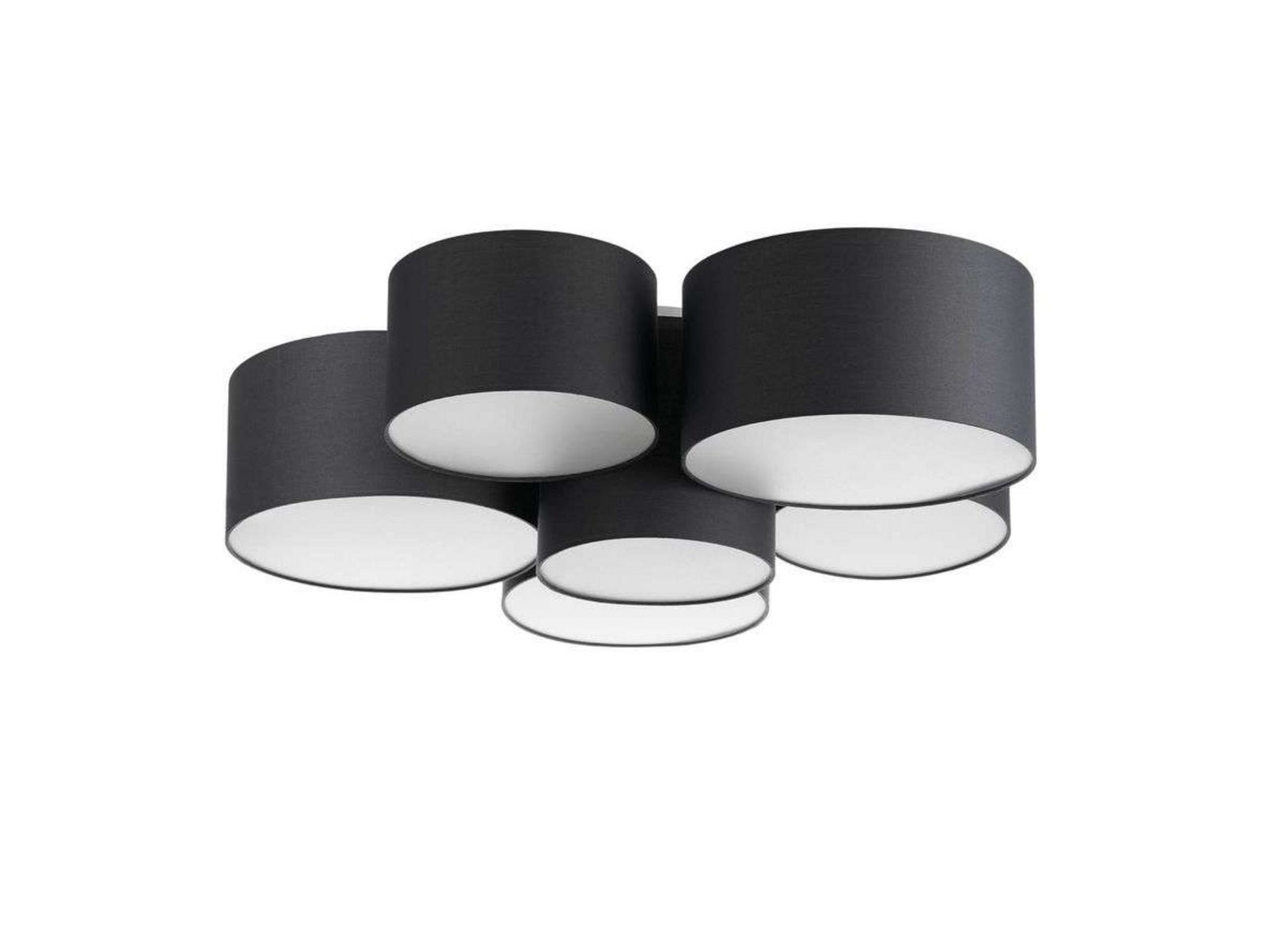 Maureka 6 Ceiling Lamp Dark Grey - Lindby