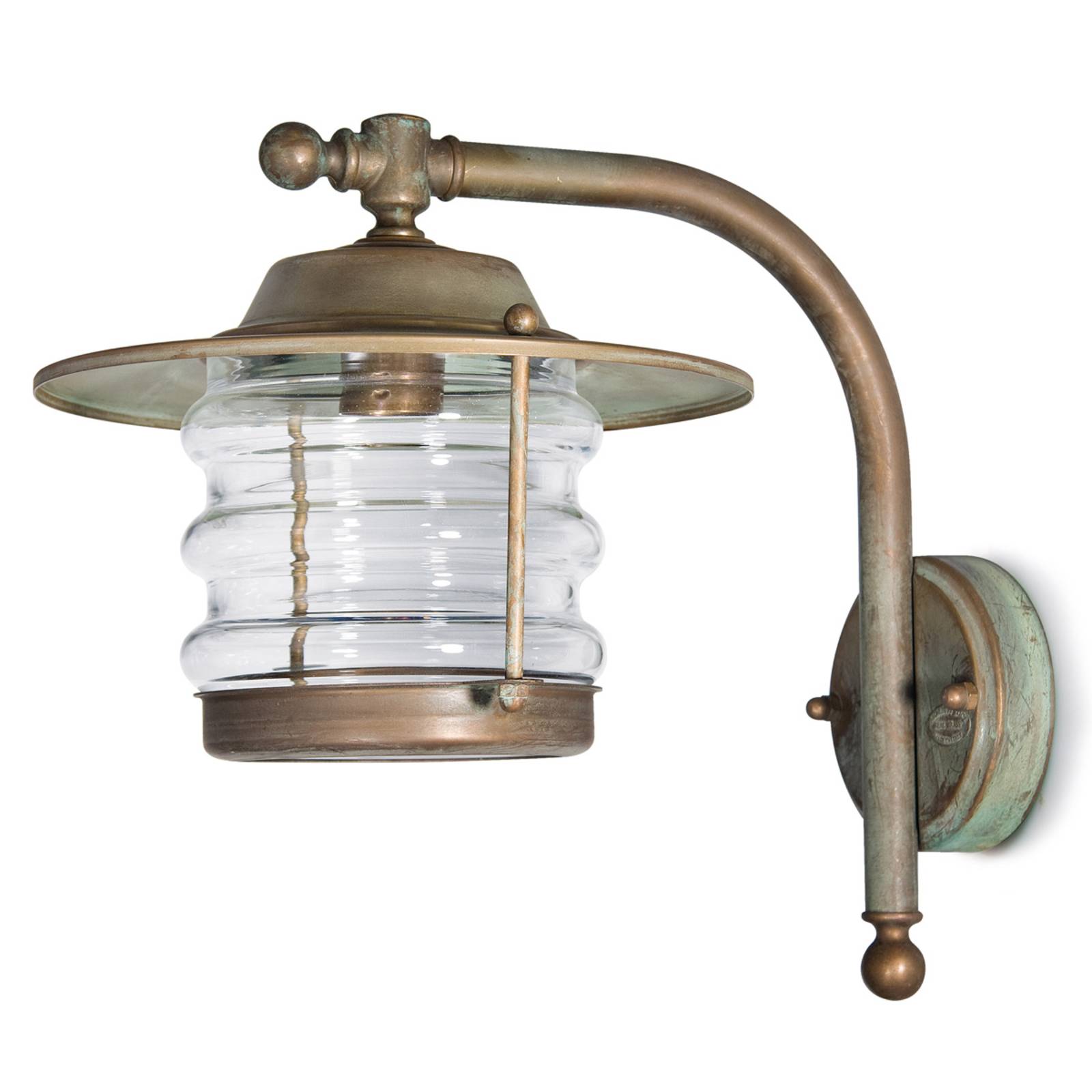 Image of Moretti Luce Applique d'extérieur Adessora lanterne résistante à l'eau de mer 8021035005497