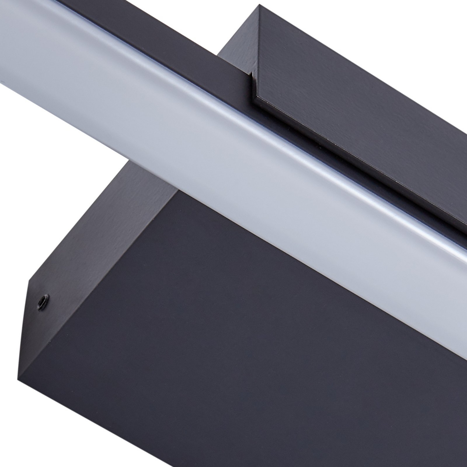 Kivana LED Wandleuchte L120 IP44 Schwarz - Lucande